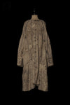 Mutedance 24 Autumn and Winter Loose Flower Dye Button Padded Jacket MD-MD24FW110-sand MD24FW110 MD24FW109